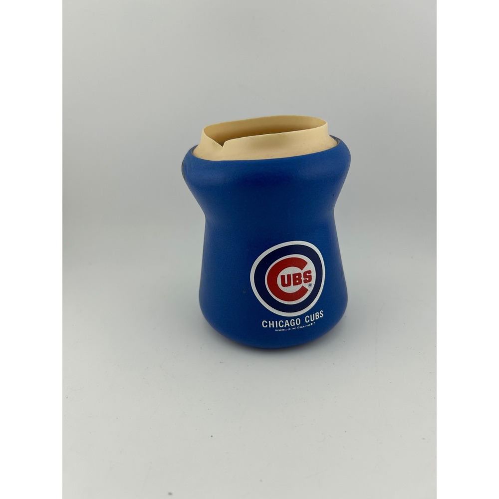 Chicago Cubs Baseball‎ Blue Rubber Foam Can Koozie Sports Memorabilia